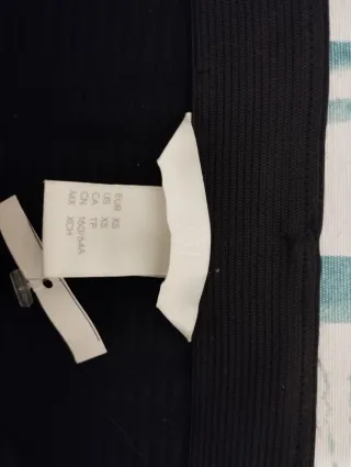 Gonna invernale longuette nera H&M elasticizzza XS