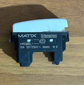 Bticino Matix AM5005L Pulsante Retroilluminato