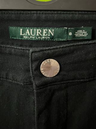 Pantalón Ralph Lauren Negro Talla S