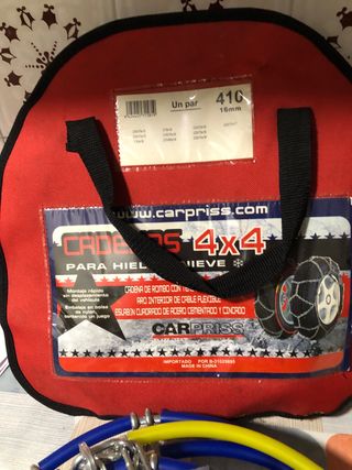 Cadena de coche Carpriss 4x4 talla 410 . Nuevas