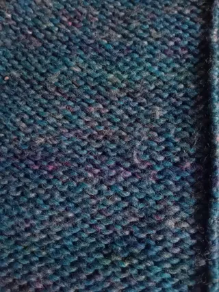 Jersey de lana azul-morado de tommy hilfiger