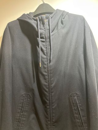 Chaqueta Balibaris Harrington con capucha Negra