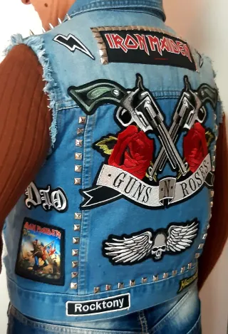 Chaleco heavy metal Mujer