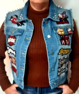 Chaleco heavy metal Mujer