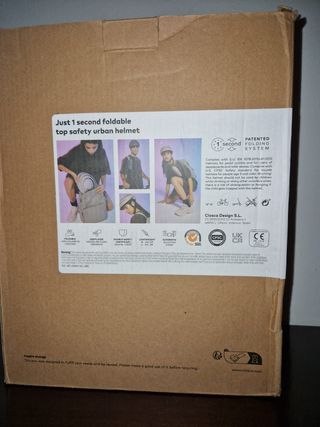 Casco Closca Fuga plegable blanco nuevo