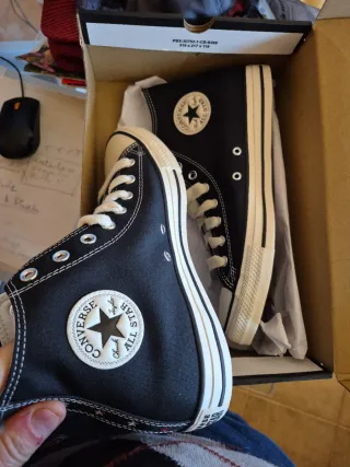 Converse CTAS HI Talla 44 Negro Multicolor