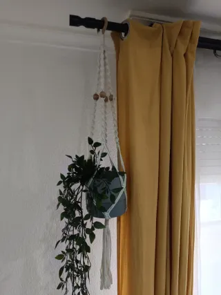 Colgador macramé para macetas