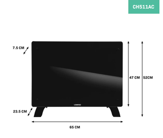 Termoconvettore Elettrico UONROC 1500W Nero WiFi