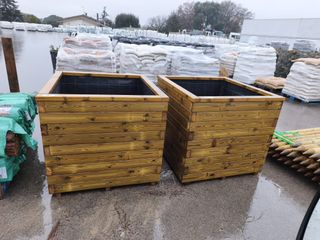 Jardinera Madera Exterior 90x90x90