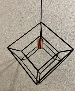 Lámpara de techo Kubic Negra