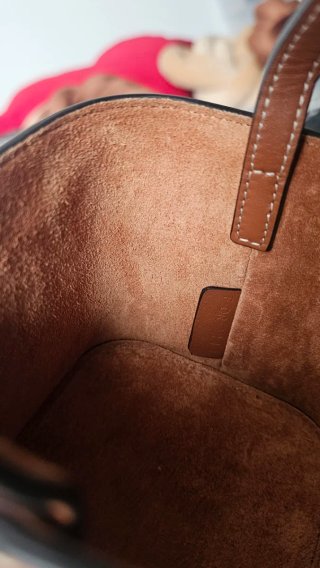Bolso Celine Marrón Cuero
