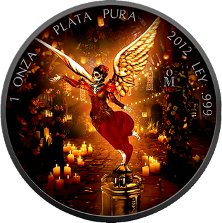 Moneda Plata Pura 1 Onza México 2012