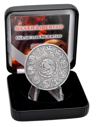 Moneda Plata Pura 1 Onza México 2012