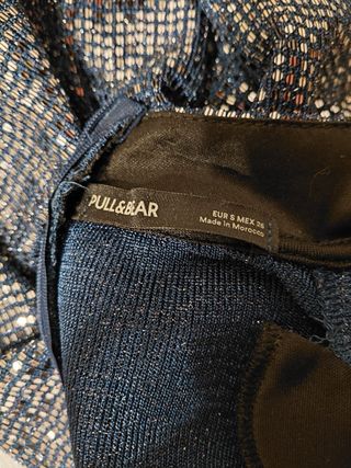 Vestido lentejuelas fiesta Pull and Bear