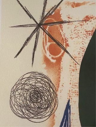 Litografía Miró 1970