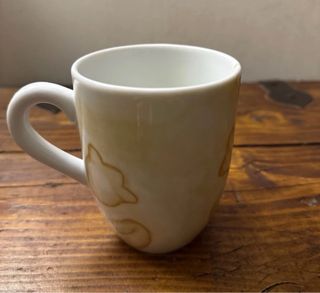 Tazza Mug Thun Ceramica Beige Farfalla