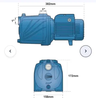Elettropompa Multigirante Pedrollo 4CPm 100 1 HP