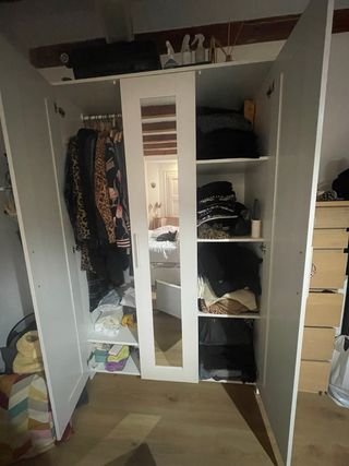 Armario Ikea Brimnes blanco.