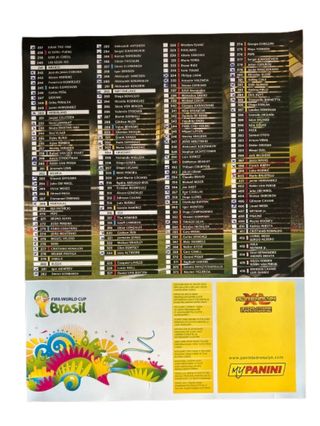 Colección Panini Adrenalyn XL Mundial Brasil 2014