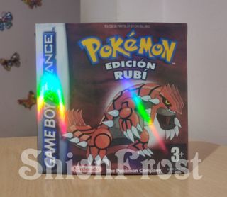 Cajas IRIDISCENTES Pokémon Rubí, Zafiro, Esmeralda