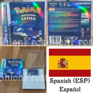 Cajas IRIDISCENTES Pokémon Rubí, Zafiro, Esmeralda