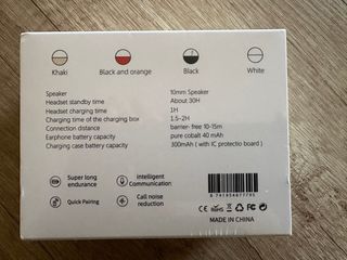 Auriculares Inalámbricos Traductor IA Blanco