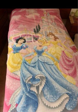 Funda Nórdica Princesas Disney+relleno+funda almoh