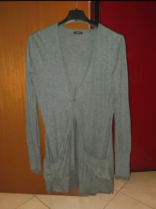 Cardigan MOM grigio taglia unica