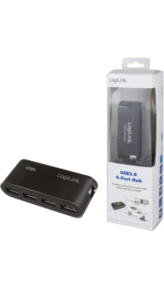 LogiLink Hub 4 Puertos USB 2.0 + Fuente