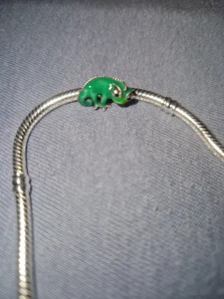 Pulsera Pandora con Charm Camaleón 20cm