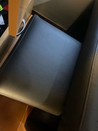 Sofá 2 plazas piel negro