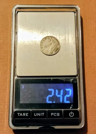 Moneda 50 céntimos España 1869