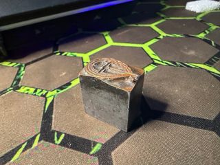 Cliché de imprenta antiguo