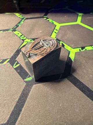 Cliché de imprenta antiguo