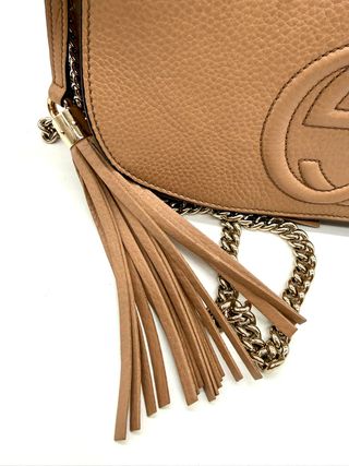 Borsa Gucci Soho Flap Marrone Dorato