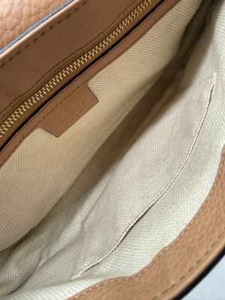 Borsa Gucci Soho Flap Marrone Dorato