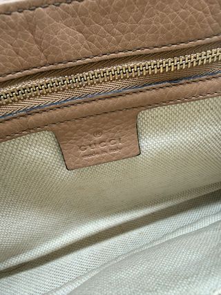 Borsa Gucci Soho Flap Marrone Dorato