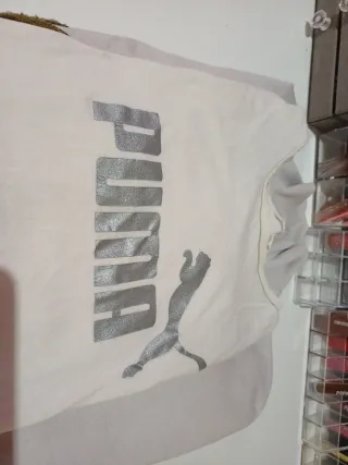 Camiseta Puma manga corta blanca