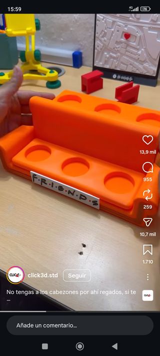 Sofá Friends McDonald's Figuras