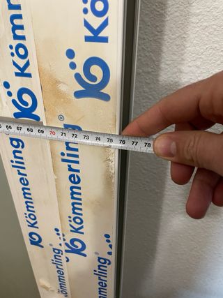 Puerta de paso PVC Kömmerling