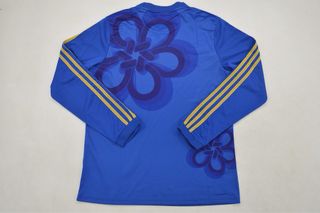 Camiseta Adidas Real Madrid Floral Azul Dorada