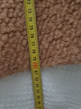 Abrigo paño marrón