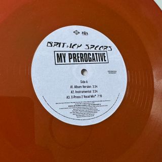 Britney Spears My Prerogative Vinilo 12” Rojo