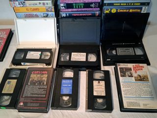 Lote de 30 cintas VHS originales