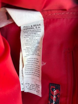 Bolso de mano y hombro rojo Pull & Bear