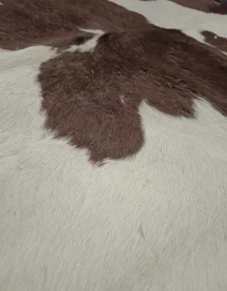 Alfombra Piel de Vaca Beige y Marrón