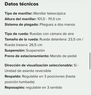 Cochecito Bebé Diseño Moderno Marrón