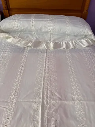 Colcha Raso Blanca 1,05cm