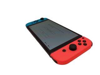 CONSOLA NINTENDO SWITCH OLED 64GB + JOYCONS + GRIP + BASE + CARGADOR + CAJA