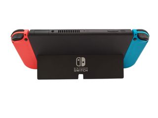 CONSOLA NINTENDO SWITCH OLED 64GB + JOYCONS + GRIP + BASE + CARGADOR + CAJA